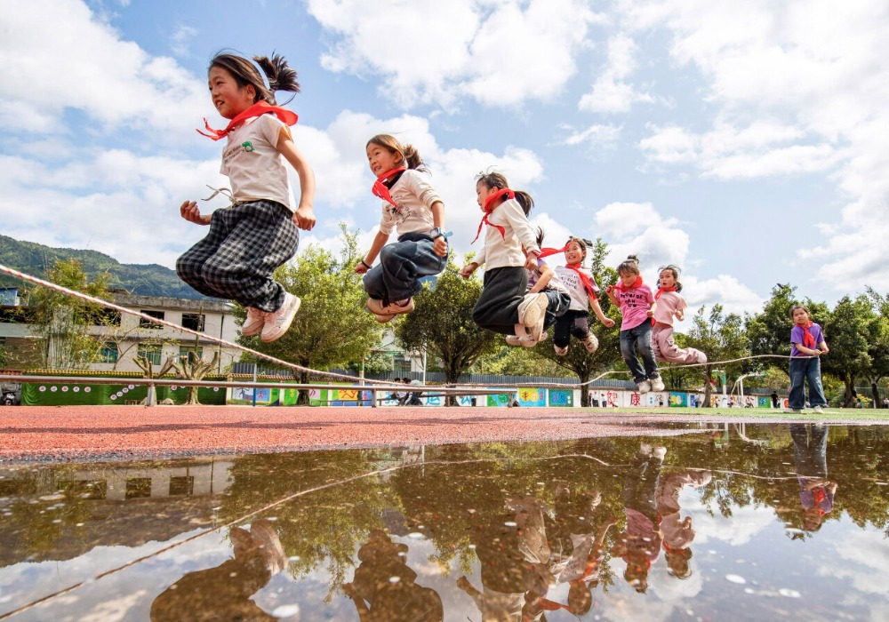 贵州从江：欢乐课间 活力校园