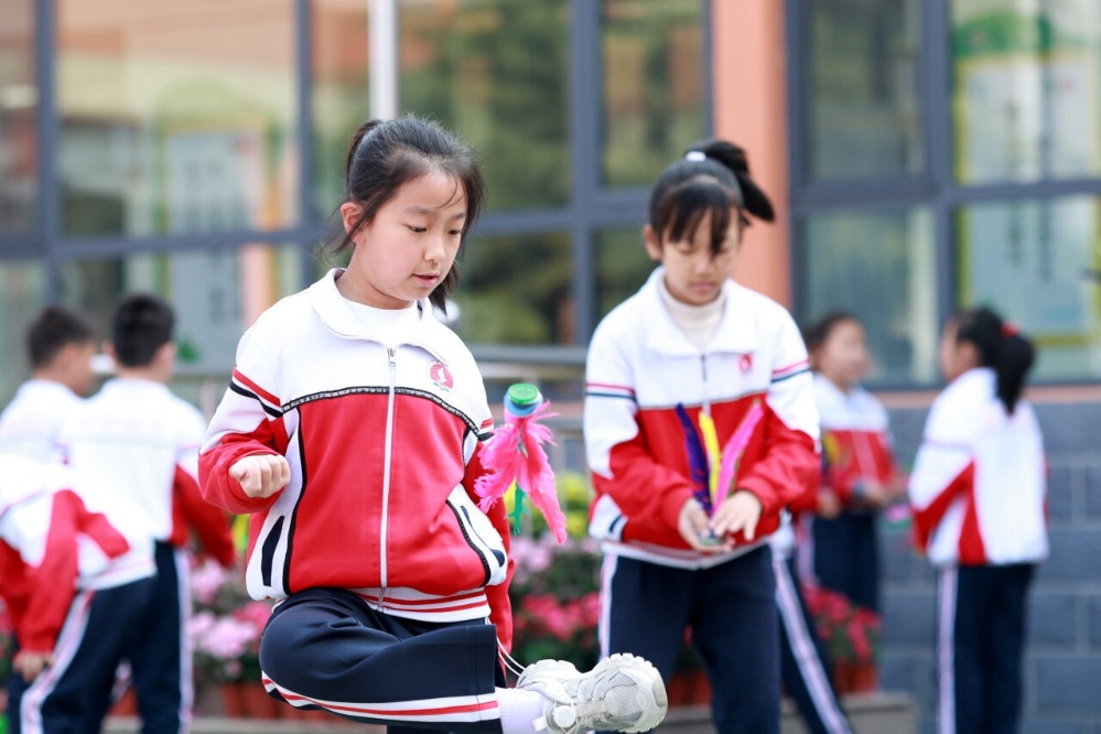 河北内丘：活力大课间 阳光满校园