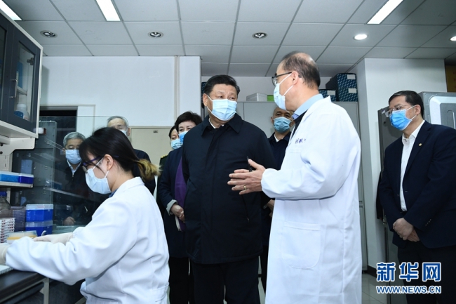 第一观察|总书记为何此时考察战疫科研攻关