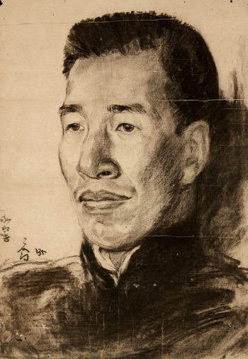 8 司徒乔 容庚像 46×31.4cm 纸本素描 1935年 莞城美术馆藏.jpg