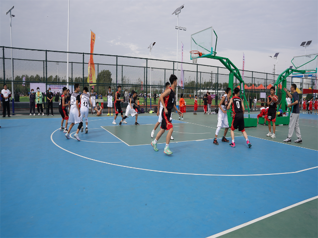 雄安新区安新县大健康公园举行篮球赛.png