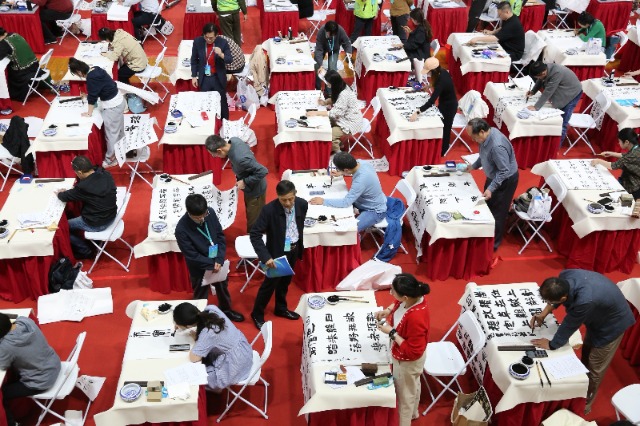 比赛现场。学校供图