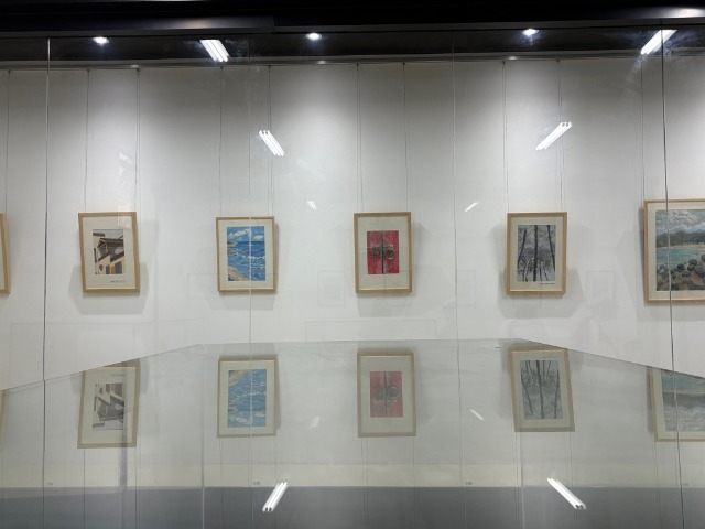 “在东旦——东陈乡写生作品展”部分作品 学校供图.jpg