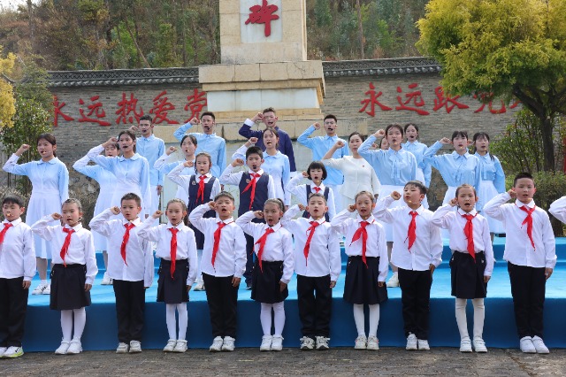 张桂梅思政大讲堂保山分课堂(第五讲暨2026年春季学期“开学第一课”2（杨茜琨供图）.JPG